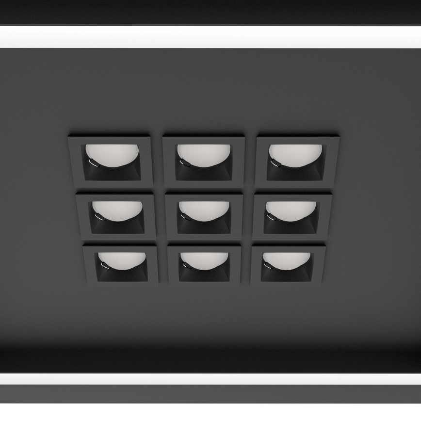 Eglo - LED Prigušiva plafonjera LED/21,4W/230V 2700-6500K crno + Daljinski upravljač