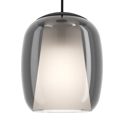 Eglo - Luster na sajli 4xE27/28W/230V sivo