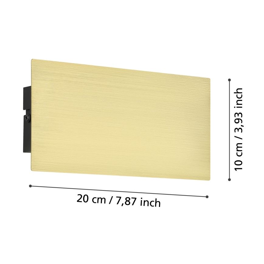 Eglo - LED Zidna lampa LED/6W/230V 3000K zlatna