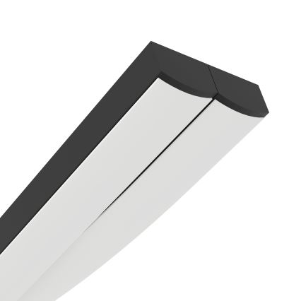 Eglo - LED luster na sajli LED/20W/230V 4000K crno