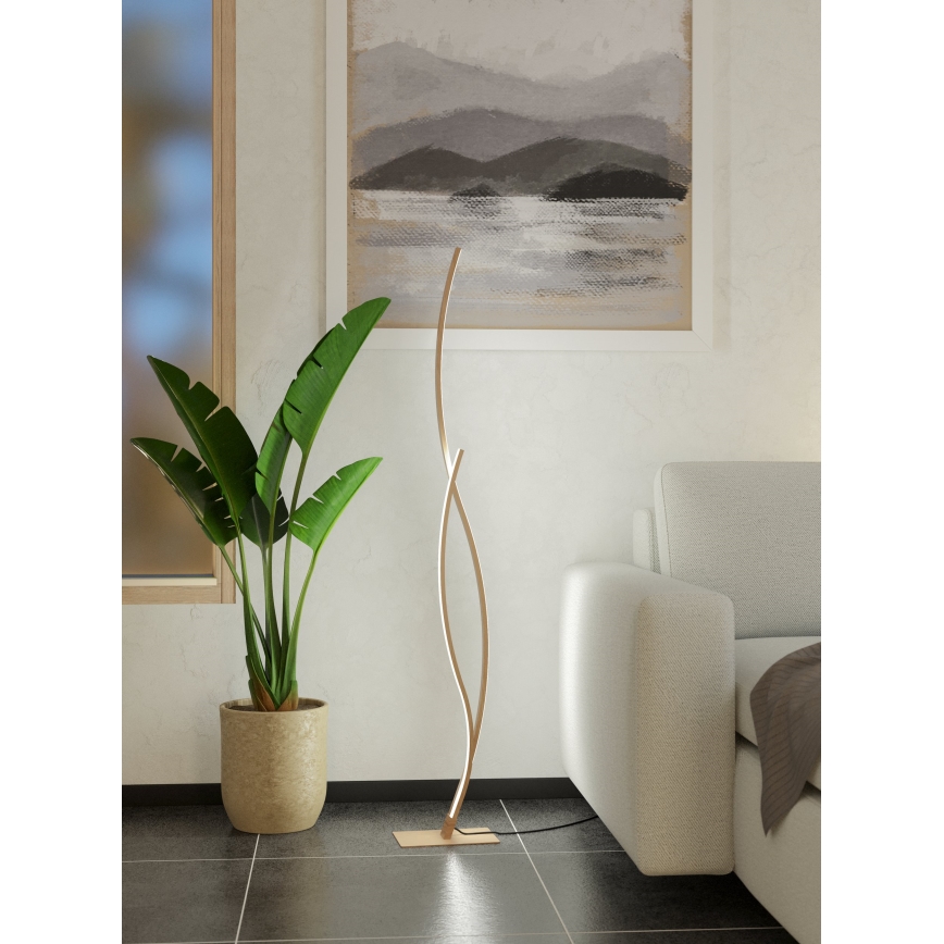Eglo - Podna LED lampa LED/20W/230V 4000K bež