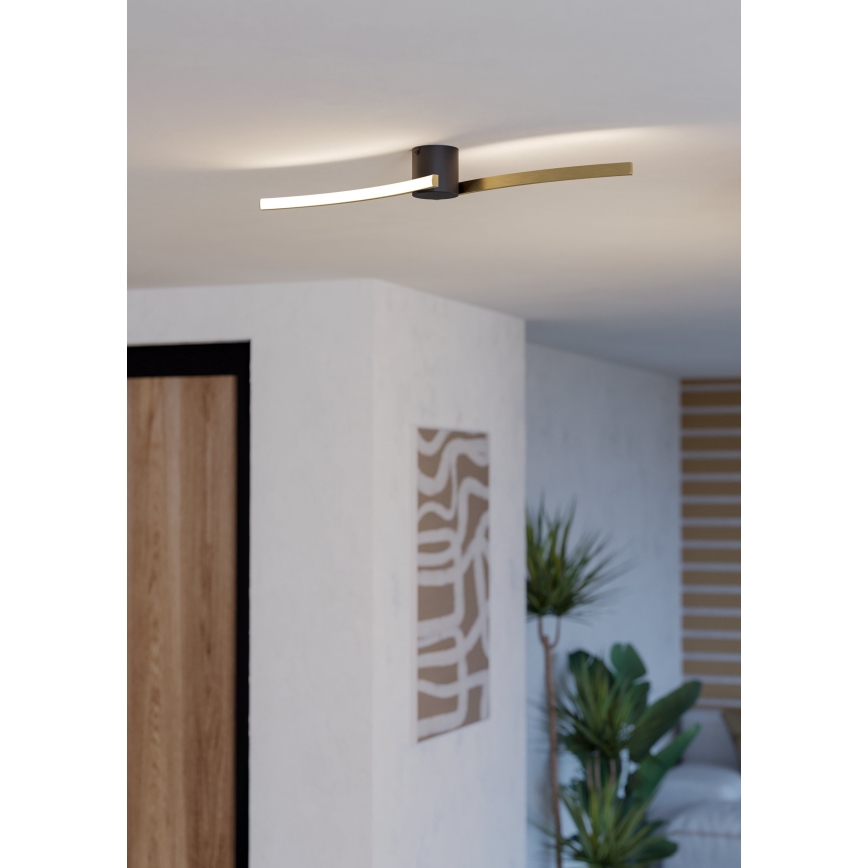 Eglo - LED Plafonjera LED/12W/230V 4000K zlatna