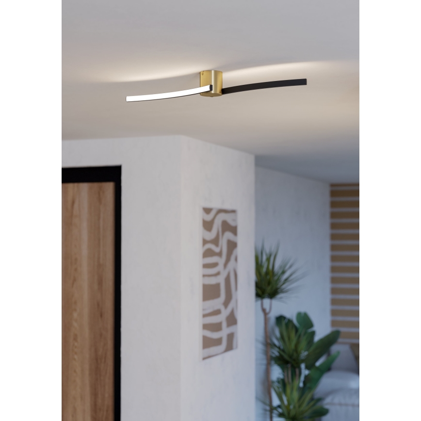 Eglo - LED Plafonjera LED/12W/230V 4000K crno
