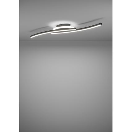 Eglo - LED Plafonjera LED/12W/230V 4000K crno