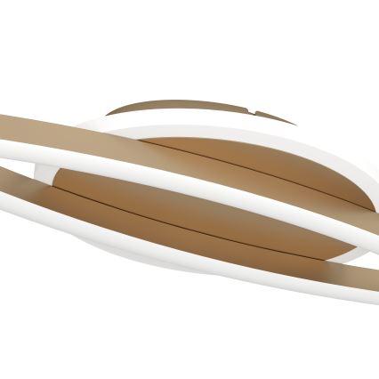 Eglo - LED plafonska svetiljka 12 W/230 V, 4000 K, bakarna