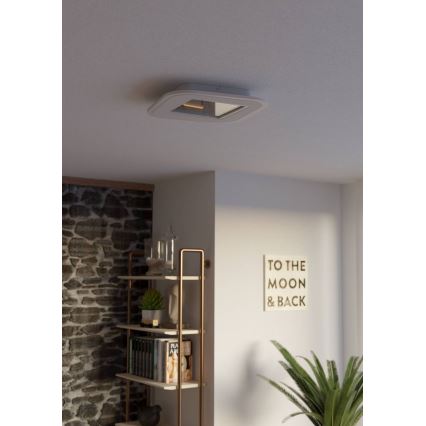 Eglo - LED Prigušiva plafonjera LED/20W/230V 2700-6500K bela + Daljinski upravljač