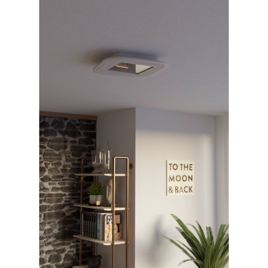 Eglo - LED Prigušiva plafonjera LED/20W/230V 2700-6500K bela + Daljinski upravljač