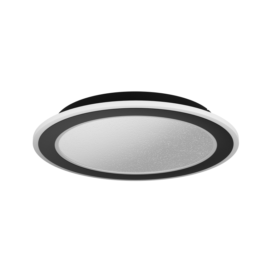 Eglo - LED Prigušiva plafonjera LED/20W/230V 2700-6500K crno + Daljinski upravljač