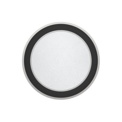 Eglo - LED Prigušiva plafonjera LED/20W/230V 2700-6500K crno + Daljinski upravljač