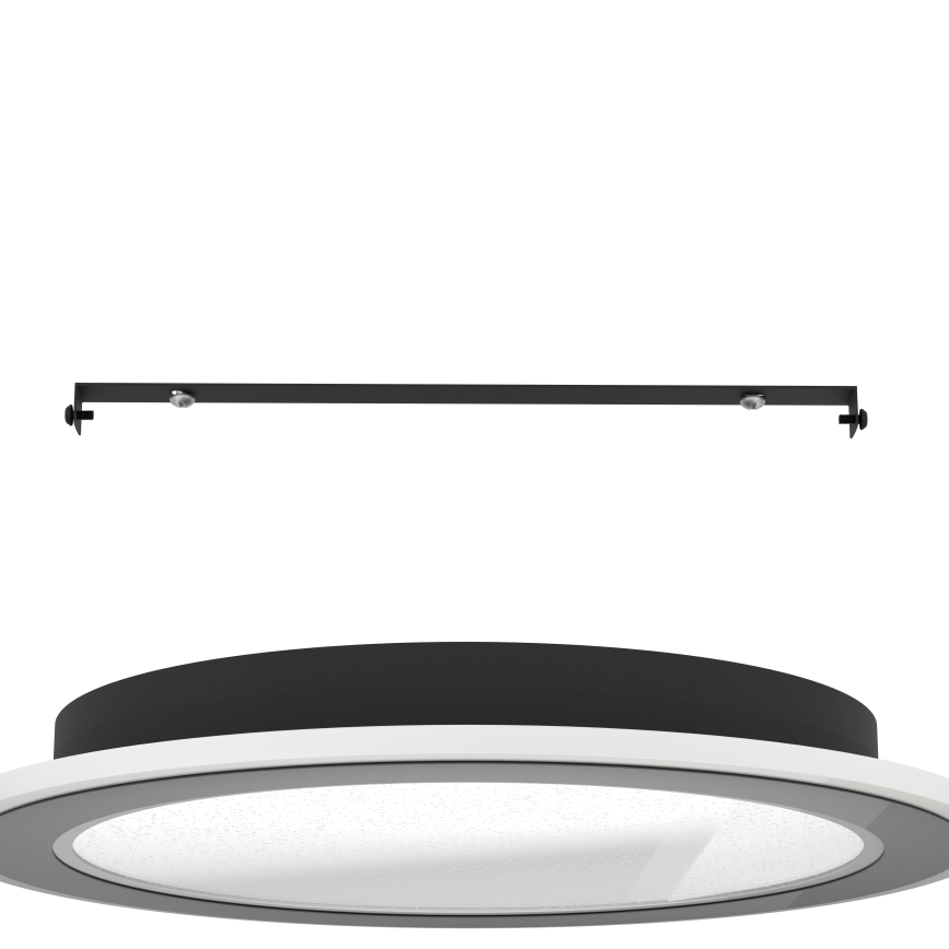 Eglo - LED Prigušiva plafonjera LED/20W/230V 2700-6500K crno + Daljinski upravljač