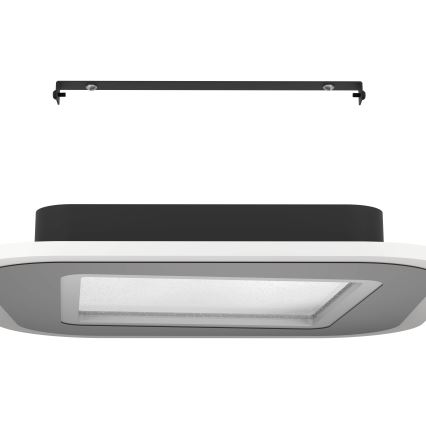 Eglo - LED Prigušiva plafonjera LED/20W/230V 2700-6500K crno + Daljinski upravljač