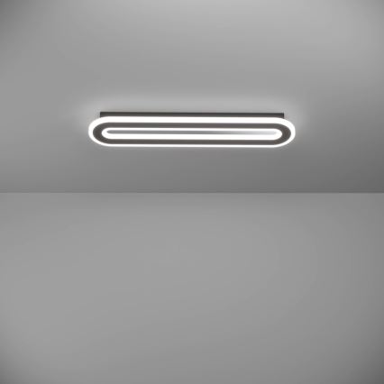 Eglo - LED Prigušiva plafonjera LED/20W/230V 2700-6500K crno + Daljinski upravljač