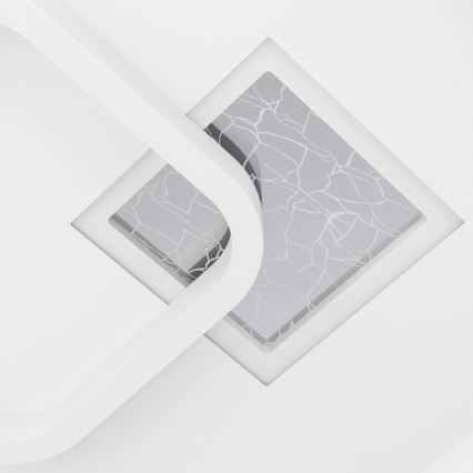Eglo - LED Plafonjera 1xLED/16,2W/230V + 1xLED/9,2W 38x38 cm bela