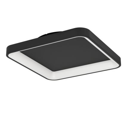 Eglo - LED Prigušiva plafonjera LED/12W/230V 2700-6500K crno + Daljinski upravljač