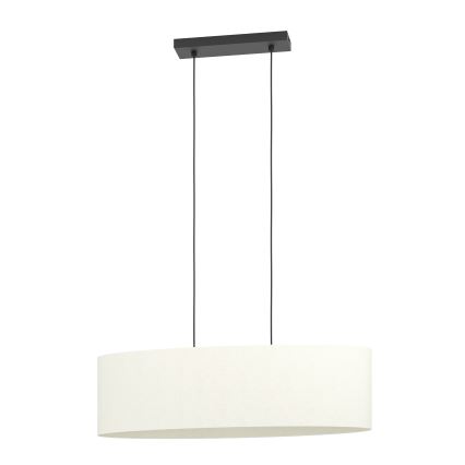 Eglo - Luster na sajli 2xE27/60W/230V bela
