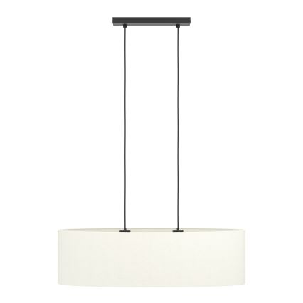 Eglo - Luster na sajli 2xE27/60W/230V bela
