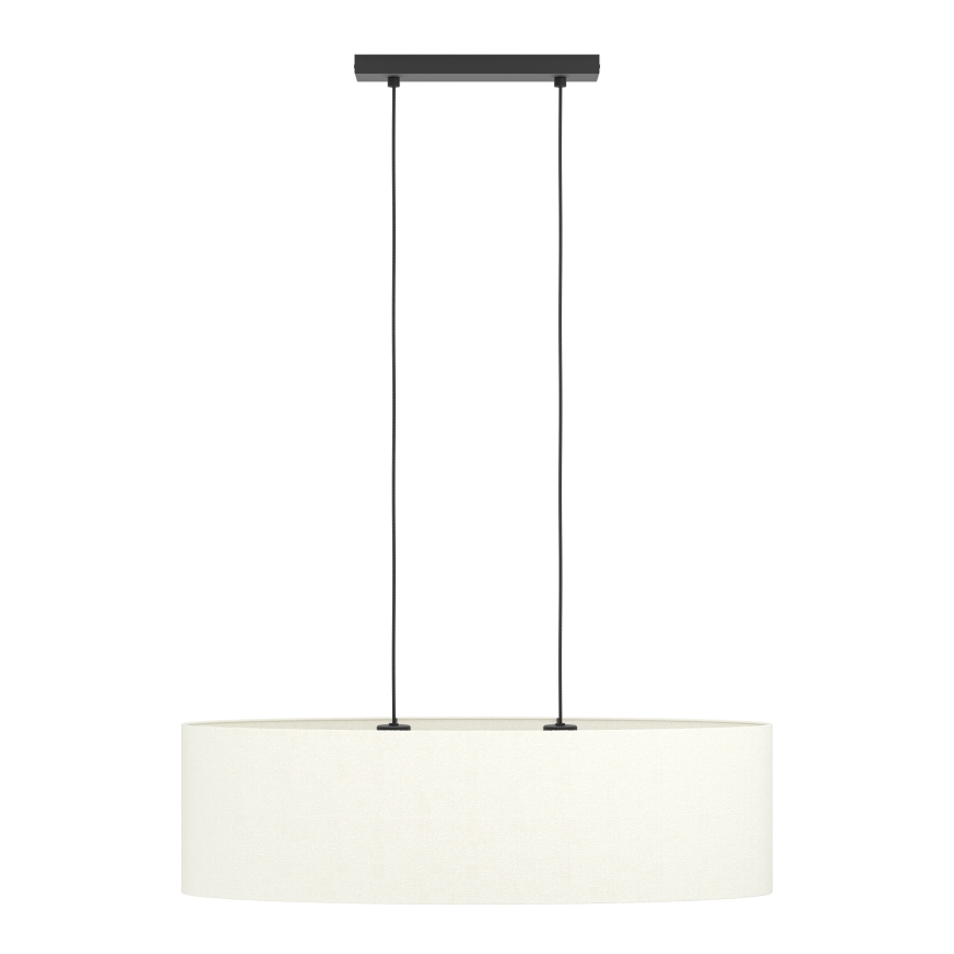 Eglo - Luster na sajli 2xE27/60W/230V bela