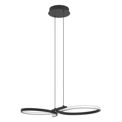 Eglo - LED luster na sajli LED/21W/230V 3000K crno