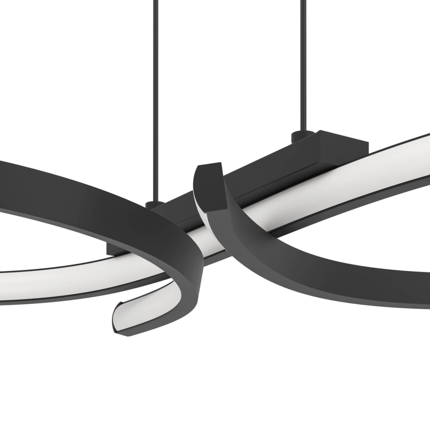 Eglo - LED luster na sajli LED/21W/230V 3000K crno