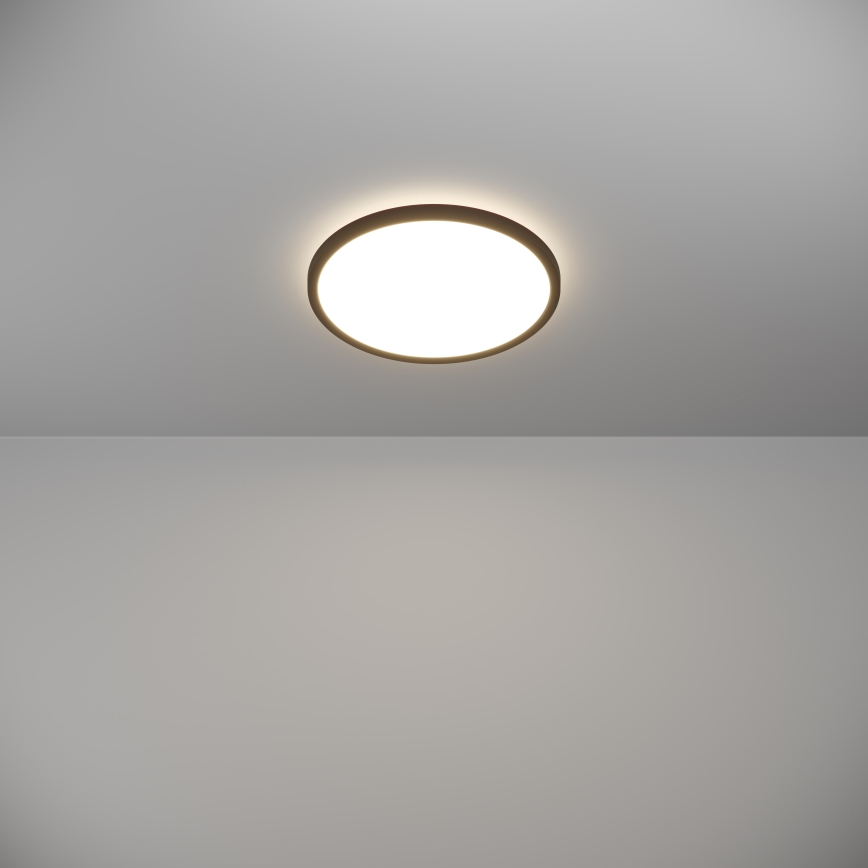 Eglo - LED Plafonjera za kupatilo LED/13,9W/230V 2700/4000/6500K pr. 30 cm IP44 crno