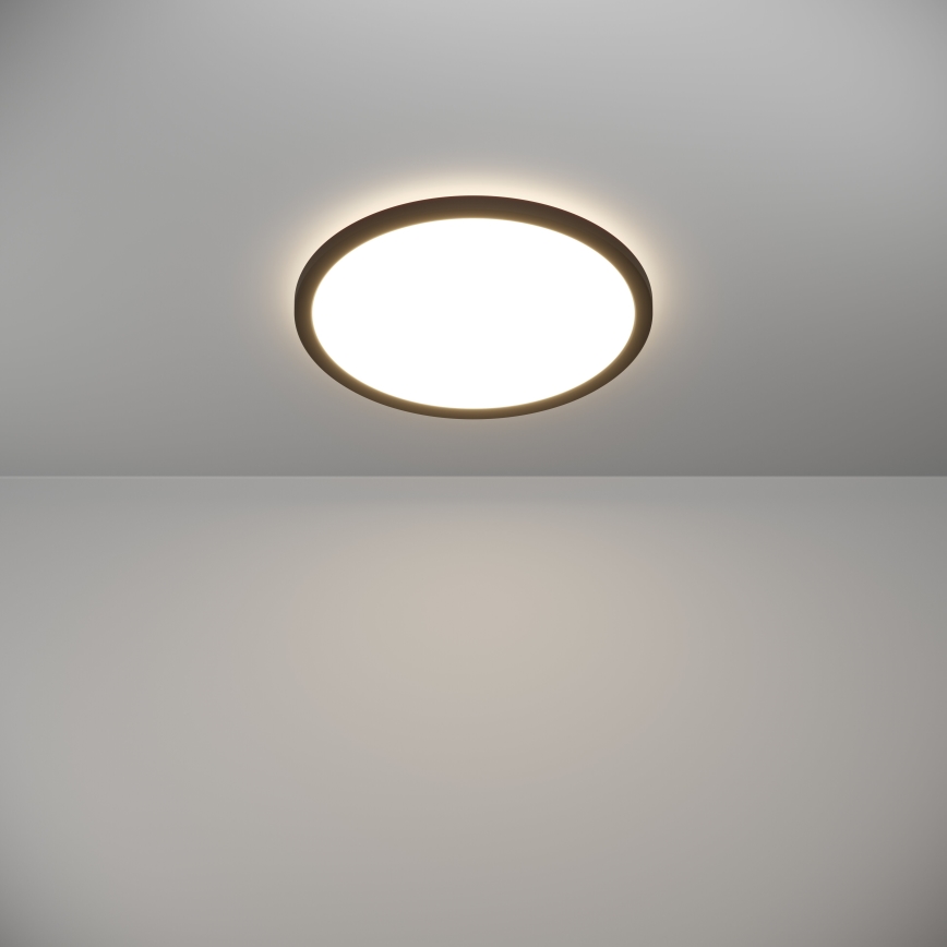 Eglo - LED Plafonjera za kupatilo LED/18,5W/230V 2700K/4000K/6500K pr. 38,9 cm IP44 crno