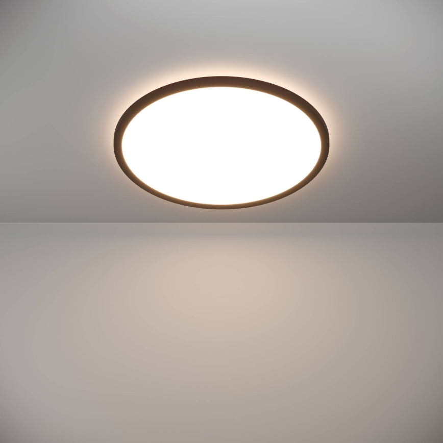 Eglo - LED Plafonjera za kupatilo LED/16,8W/230V 2700/4000/6500K pr. 50 cm IP44 crno