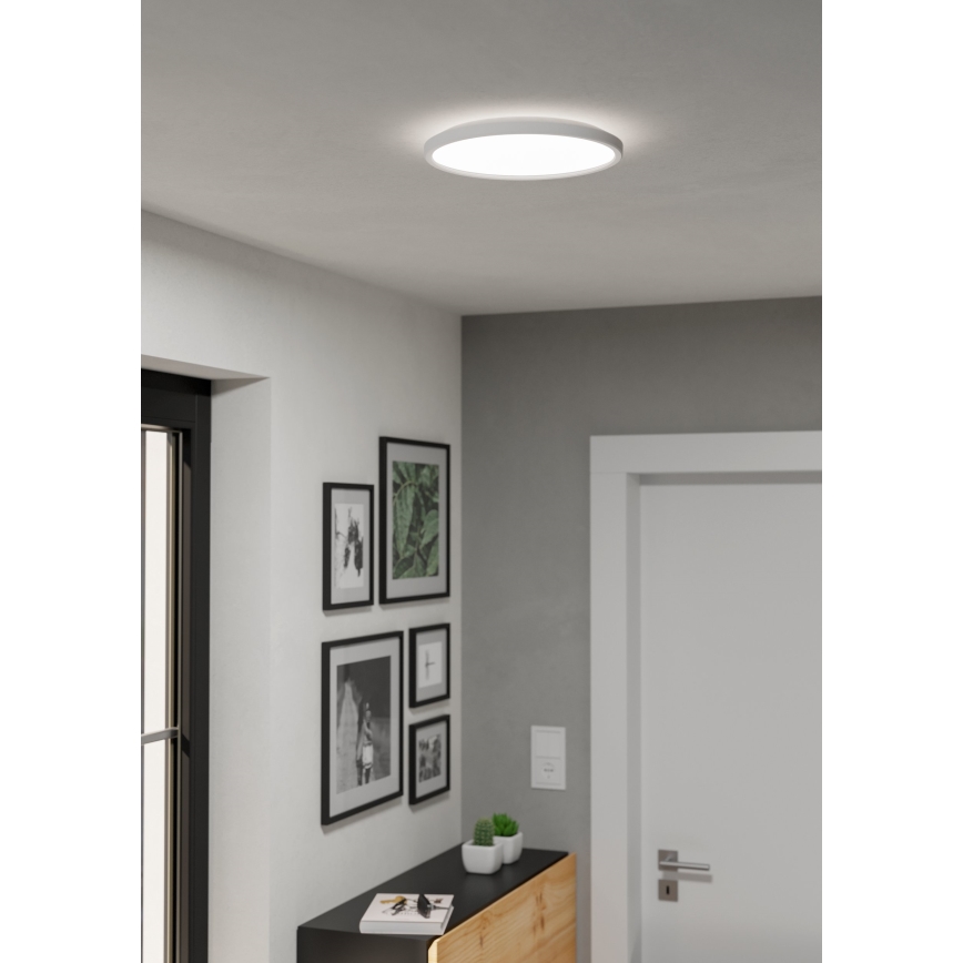 Eglo - LED Plafonjera za kupatilo LED/13,9W/230V 2700/4000/6500K pr. 30 cm IP44 bela