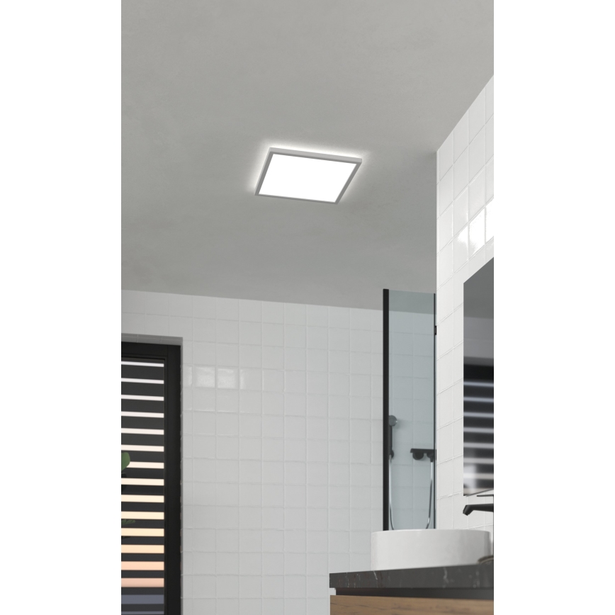 Eglo - LED Plafonjera za kupatilo LED/17,6W/230V 2700K/4000K/6500K 39x39 cm IP44 bela