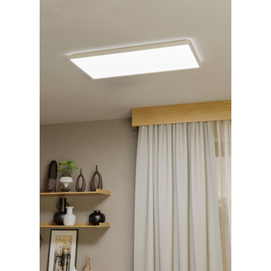 Eglo - LED Plafonjera za kupatilo LED/17,2W/230V 2700/4000/6500K 30x57 cm IP44 bela