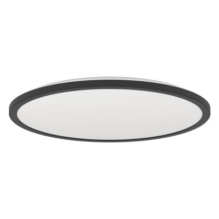 Eglo - LED Prigušiva plafonjera za kupatilo LED/16,8W/230V 2700-6500K pr. 50 cm IP44 crno + Daljinski upravljač