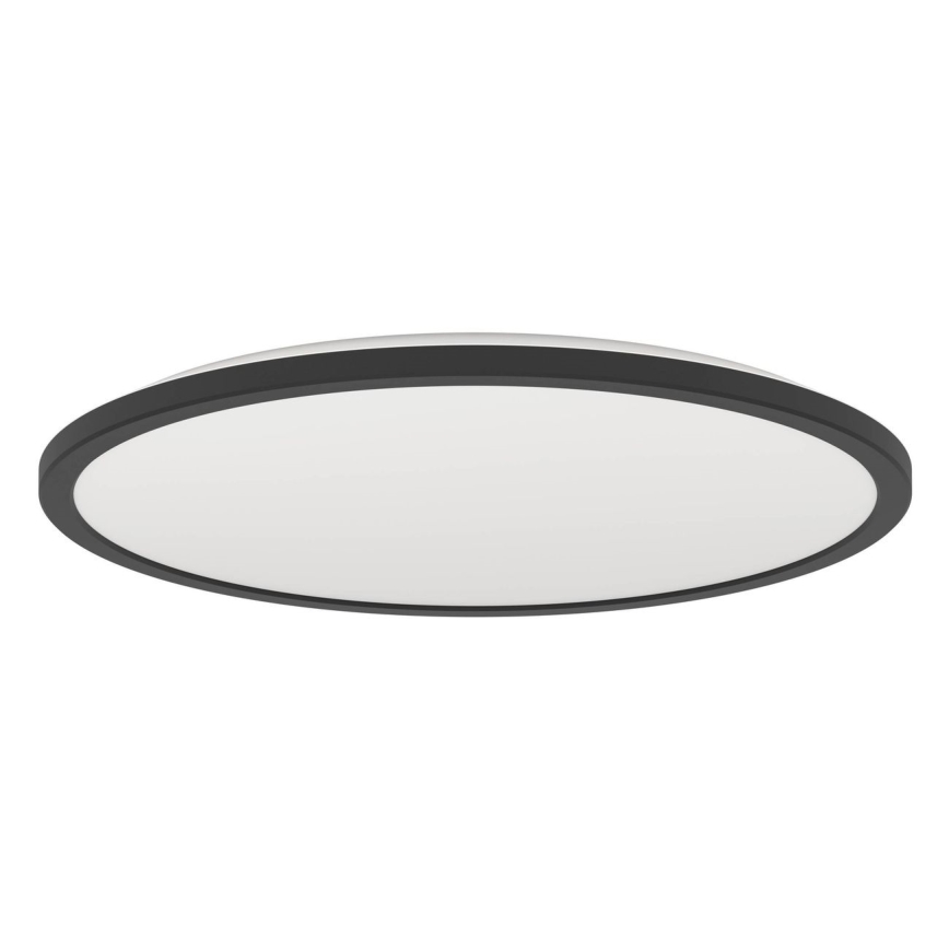 Eglo - LED Prigušiva plafonjera za kupatilo LED/16,8W/230V 2700-6500K pr. 50 cm IP44 crno + Daljinski upravljač