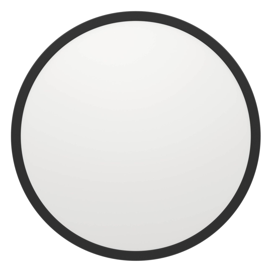 Eglo - LED Prigušiva plafonjera za kupatilo LED/16,8W/230V 2700-6500K pr. 50 cm IP44 crno + Daljinski upravljač