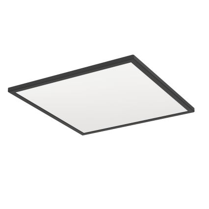 Eglo 901457 - LED Prigušiva plafonjera za kupatilo LED/17W/230V 2700-6500K 50x50 cm IP44 crno + Daljinski upravljač