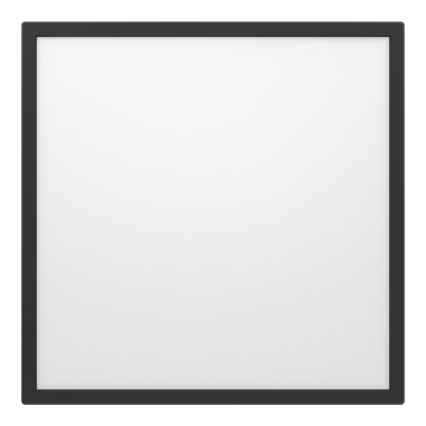 Eglo 901457 - LED Prigušiva plafonjera za kupatilo LED/17W/230V 2700-6500K 50x50 cm IP44 crno + Daljinski upravljač