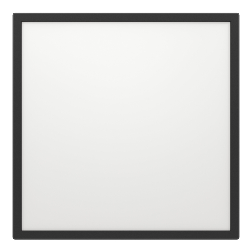 Eglo 901457 - LED Prigušiva plafonjera za kupatilo LED/17W/230V 2700-6500K 50x50 cm IP44 crno + Daljinski upravljač