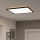 Eglo 901457 - LED Prigušiva plafonjera za kupatilo LED/17W/230V 2700-6500K 50x50 cm IP44 crno + Daljinski upravljač