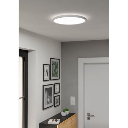 Eglo - LED Prigušiva plafonjera za kupatilo LED/18,5W/230V 2700-6500K pr. 38,9 cm IP44 bela + Daljinski upravljač