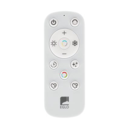 Eglo - LED Prigušiva plafonjera za kupatilo LED/16,8W/230V 2700-6500K pr.50 cm IP44 bela + Daljinski upravljač