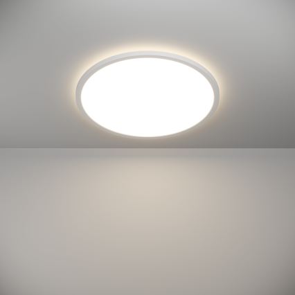 Eglo - LED Prigušiva plafonjera za kupatilo LED/16,8W/230V 2700-6500K pr.50 cm IP44 bela + Daljinski upravljač