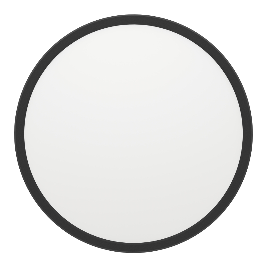 Eglo - LED RGBW Prigušiva plafonjera za kupatilo LED/13,9W/230V 2700-6500K pr. 30 cm IP44 crno ZigBee