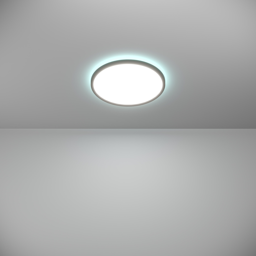 Eglo - LED RGBW Prigušiva plafonjera za kupatilo LED/13,9W/230V 2700-6500K pr. 30 cm IP44 crno ZigBee
