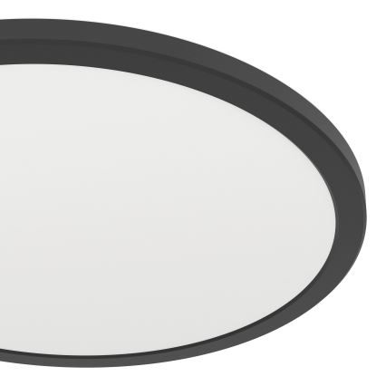 Eglo - LED RGBW Prigušiva plafonjera za kupatilo LED/18,5W/230V 2700-6500K pr.38,9cm IP44 crno ZigBee