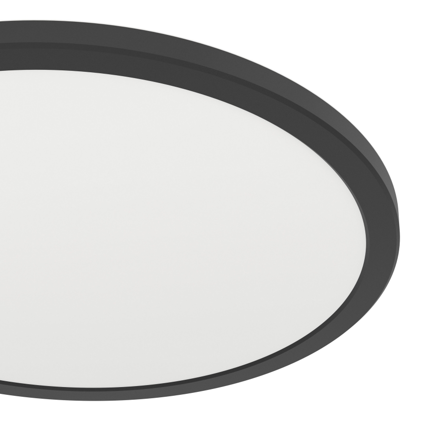 Eglo - LED RGBW Prigušiva plafonjera za kupatilo LED/18,5W/230V 2700-6500K pr.38,9cm IP44 crno ZigBee