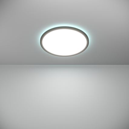 Eglo - LED RGBW Prigušiva plafonjera za kupatilo LED/18,5W/230V 2700-6500K pr.38,9cm IP44 crno ZigBee