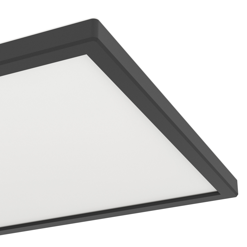 Eglo - LED RGBW Prigušiva plafonjera za kupatilo LED/13,4W/230V 2700-6500K 29x29 cm IP44 crno