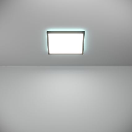 Eglo - LED RGBW Prigušiva plafonjera za kupatilo LED/13,4W/230V 2700-6500K 29x29 cm IP44 crno