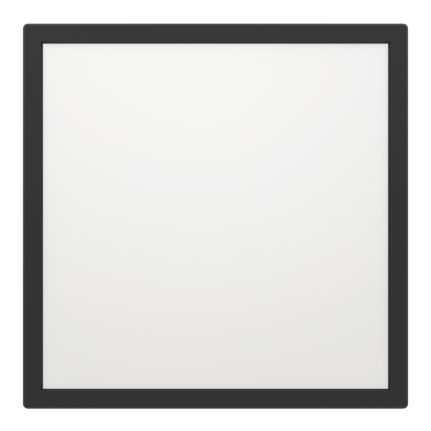 Eglo - LED RGBW Prigušiva plafonjera za kupatilo LED/17,6W/230V 2700-6500K 39x39 cm IP44 crno ZigBee