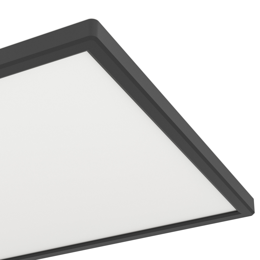 Eglo - LED RGBW Prigušiva plafonjera za kupatilo LED/17,2W/230V 2700-6500K 30x57cm IP44 crno ZigBee