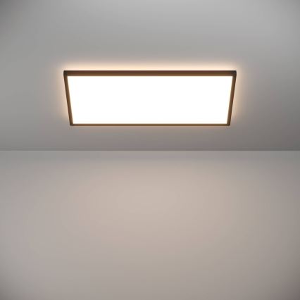 Eglo - LED RGBW Prigušiva plafonjera za kupatilo LED/17,2W/230V 2700-6500K 30x57cm IP44 crno ZigBee