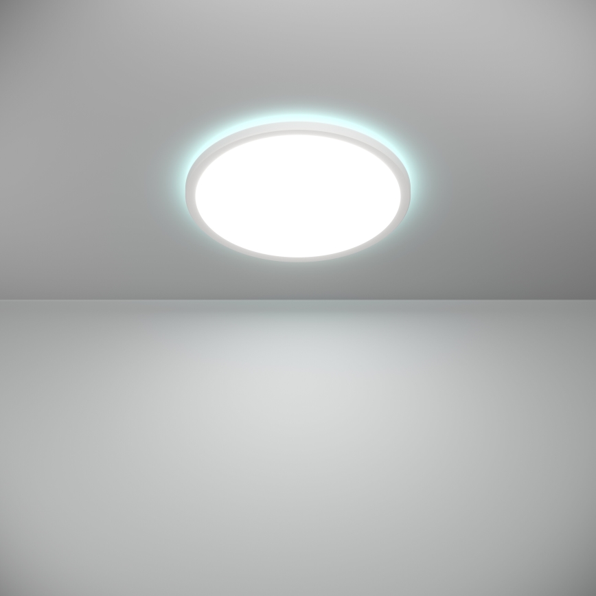 Eglo - LED RGBW Prigušiva plafonjera za kupatilo LED/18,5W/230V 2700-6500K pr.38,9cm IP44 bela ZigBee